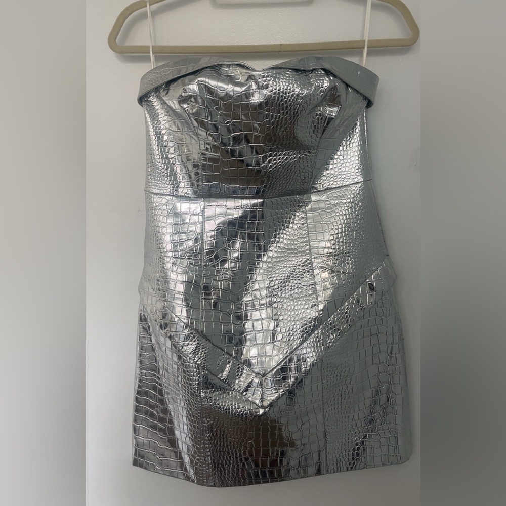 Metallic Mini Dress